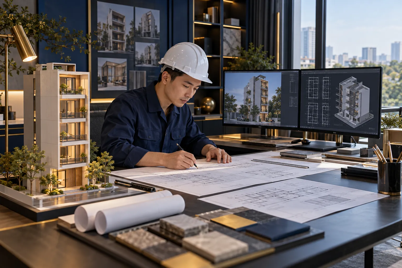 HHCONS triển khai thiết kế đồng bộ công trình