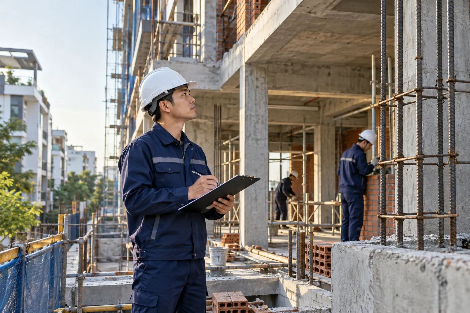 Đội ngũ HHCONS thi công và giám sát tại công trường